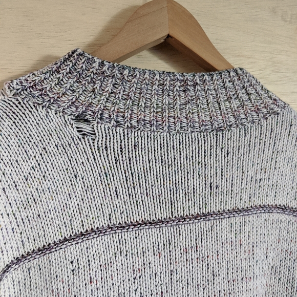 VTG Aztec Tribal Pastel Knit Pullover Sweater - Picture 4 of 7